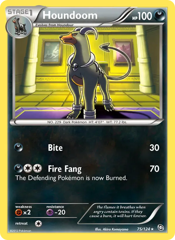 Houndoom 75/124 from Dragons Exalted