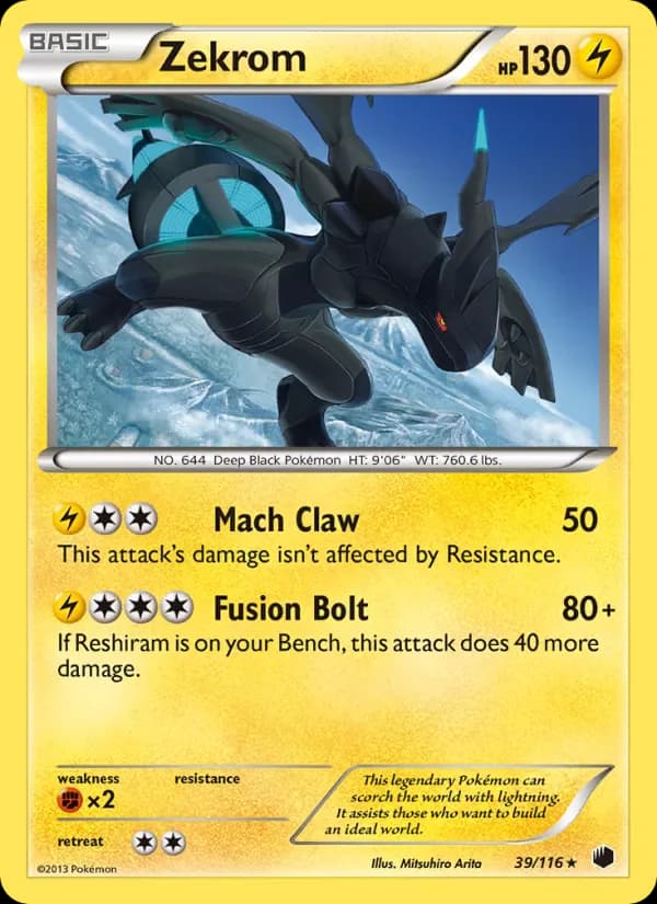 Zekrom 39/116 from Plasma Freeze