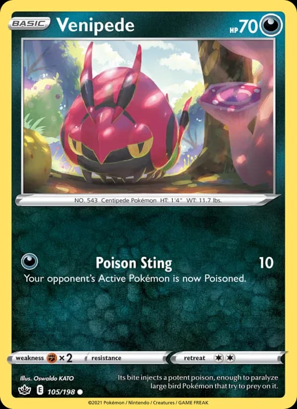 Venipede 105/198 from Chilling Reign