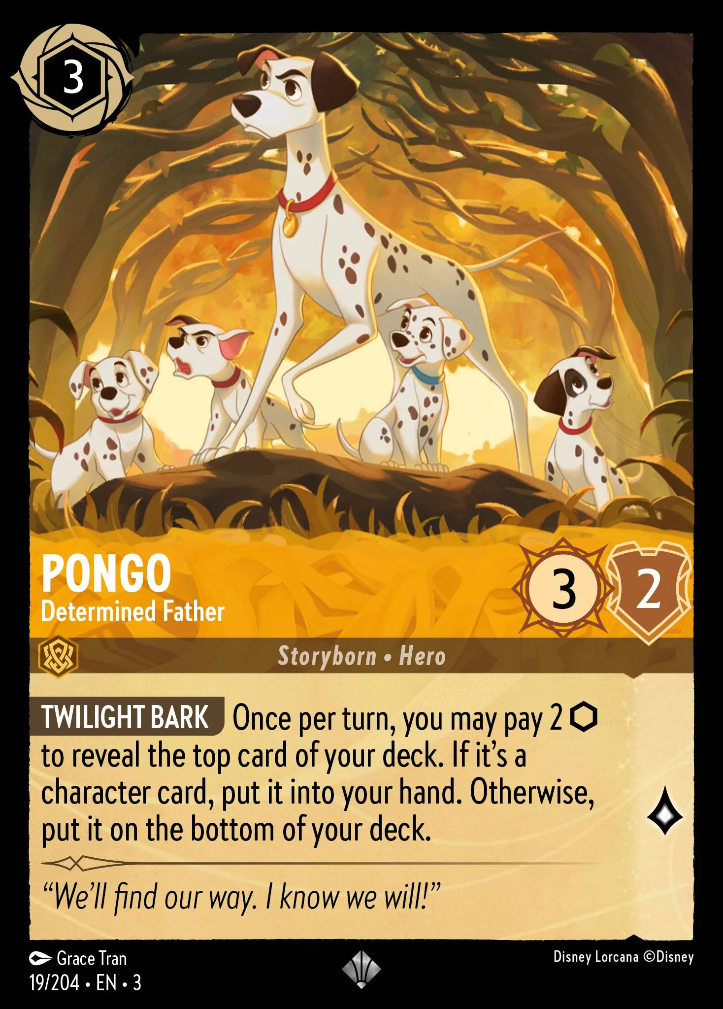 Pongo - Determined Father 19/204 from Into the Inklands