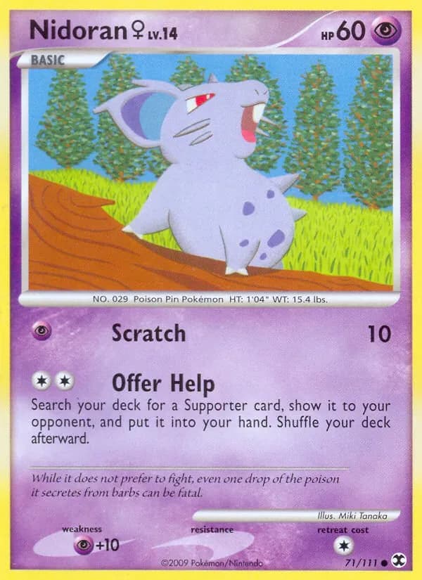 Nidoran♀ 71/111 from Rising Rivals