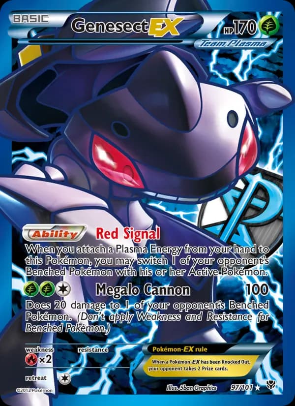 Genesect-EX 97/101 from Plasma Blast