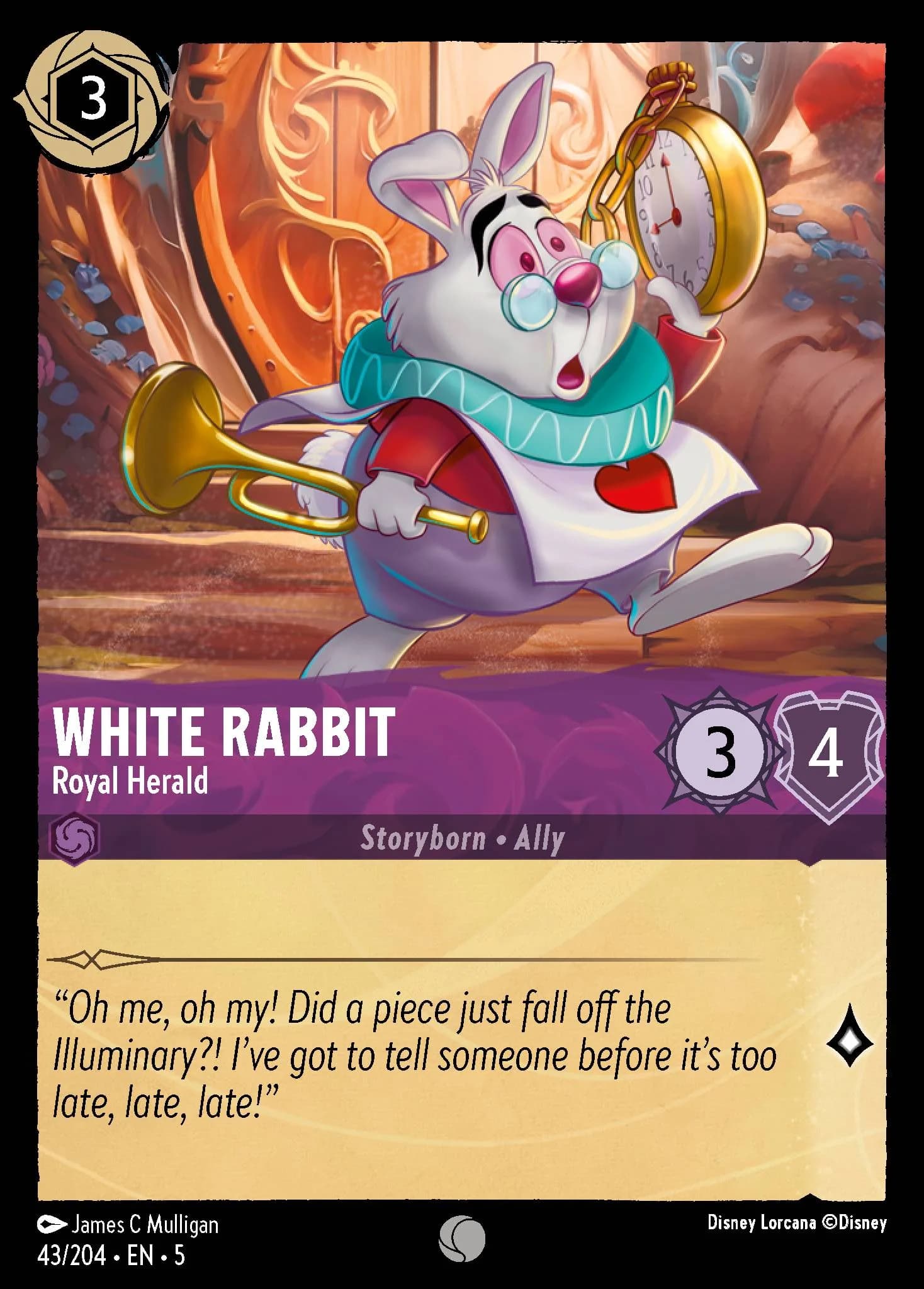 White Rabbit - Royal Herald 43/204 from Shimmering Skies