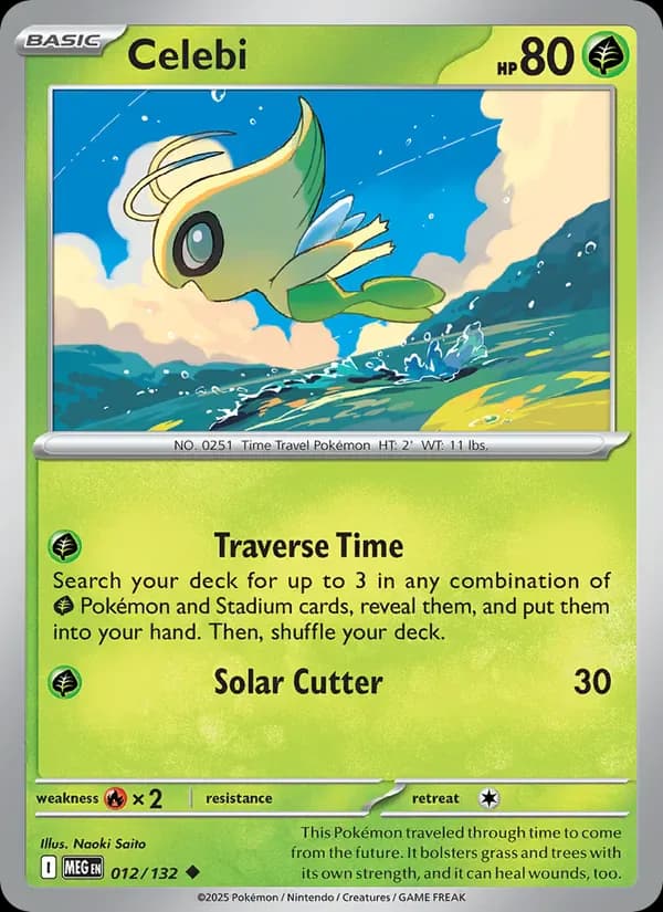 Celebi 012/132 from Mega Evolution