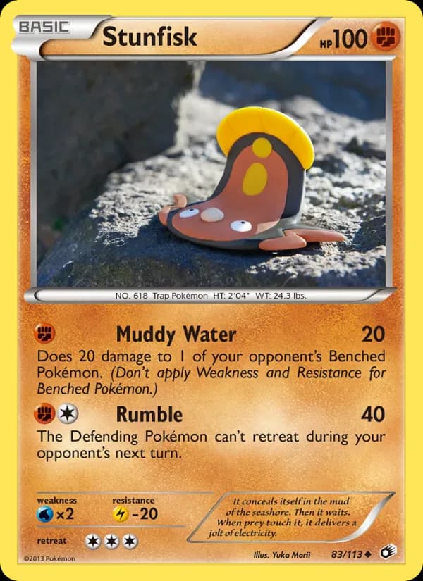 Stunfisk 83/113 from Legendary Treasures