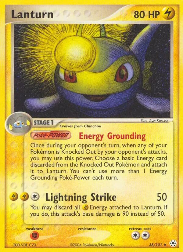 Lanturn 38/101 from EX Hidden Legends