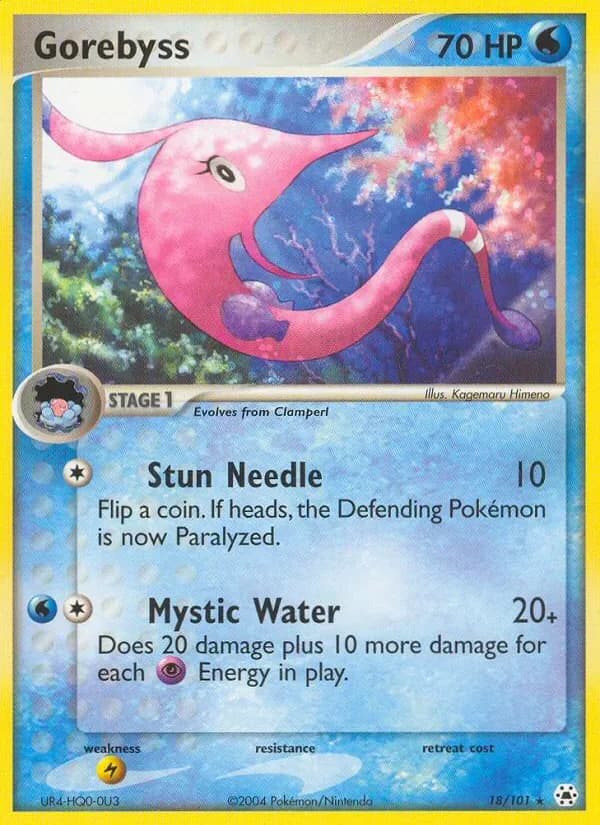 Gorebyss 18/101 from EX Hidden Legends