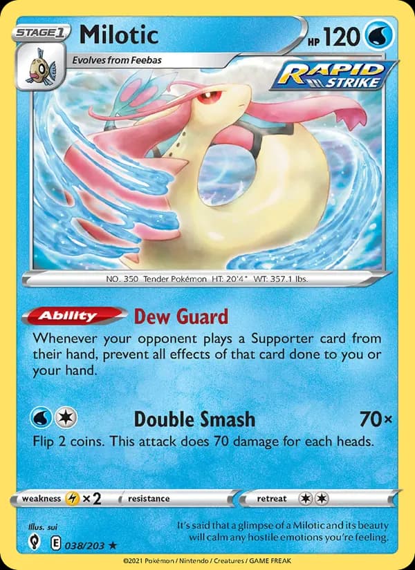 Milotic 38/203 from Evolving Skies