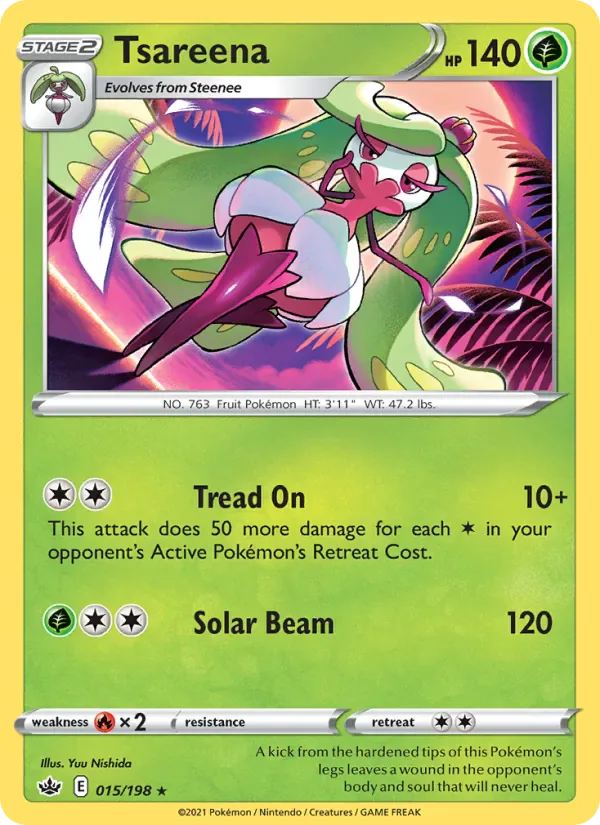 Tsareena 15/198 from Chilling Reign