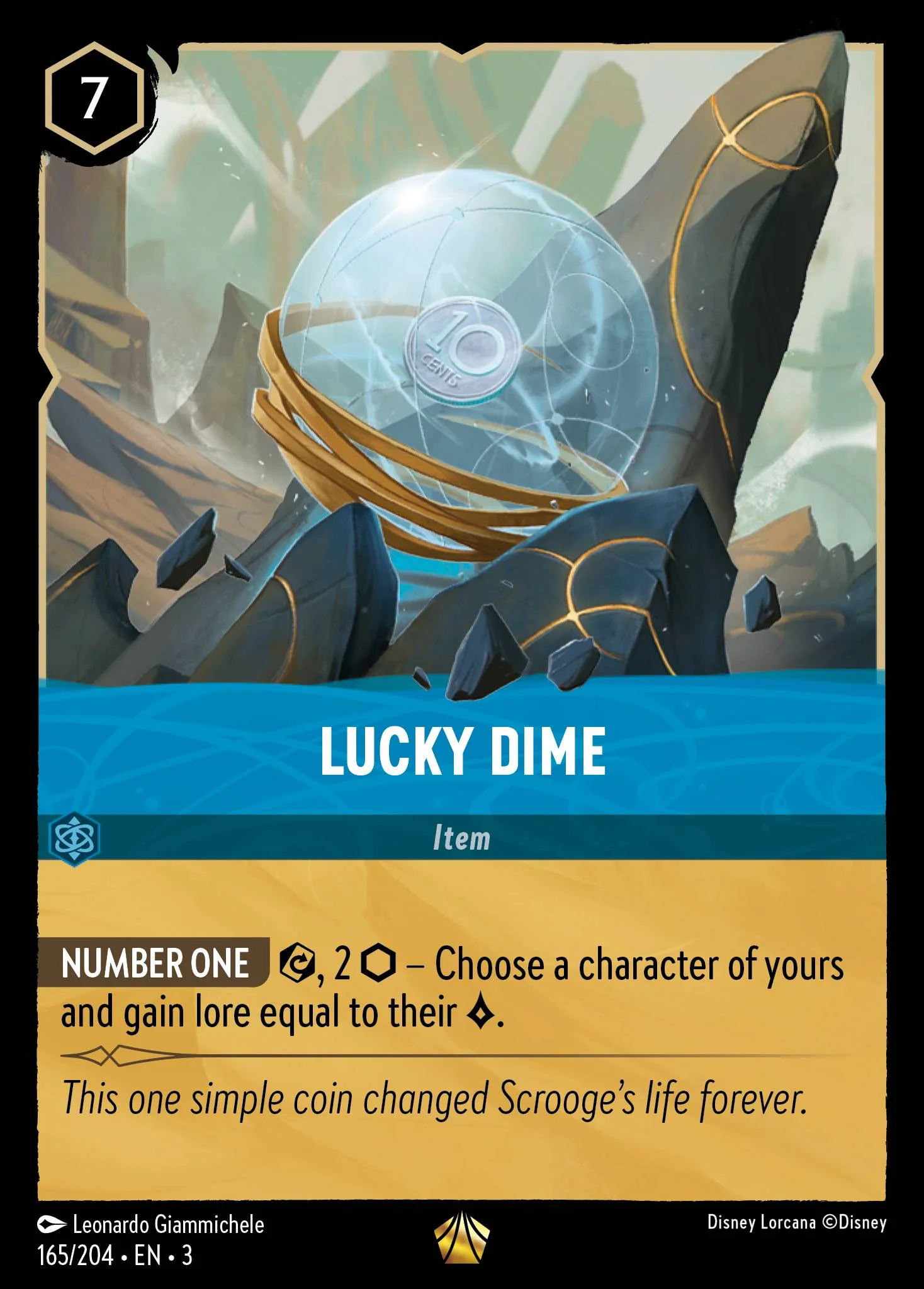 Lucky Dime 165/204 from Into the Inklands
