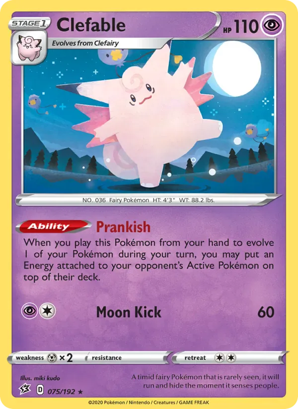 Clefable 75/192 from Rebel Clash