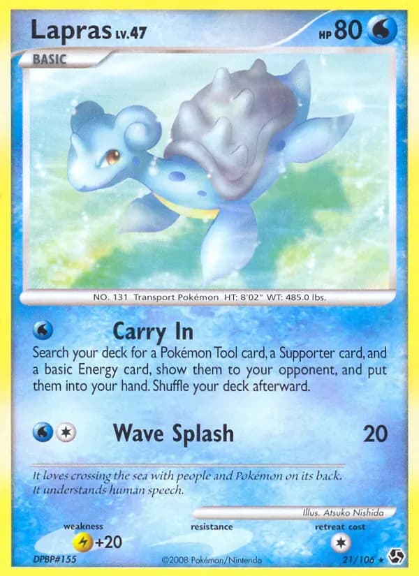 Lapras 21/106 from Great Encounters