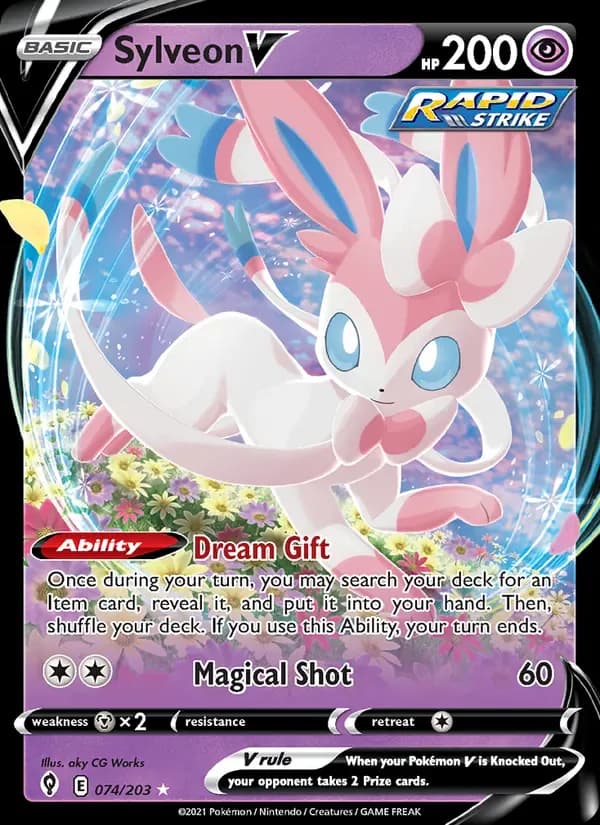 Sylveon V 74/203 from Evolving Skies