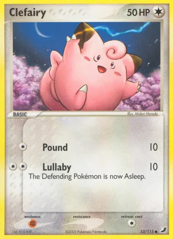 Clefairy 53/115 from EX Unseen Forces