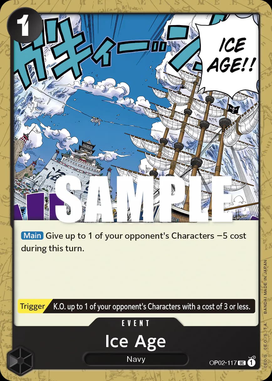 Ice Age OP02-117 Standard printing