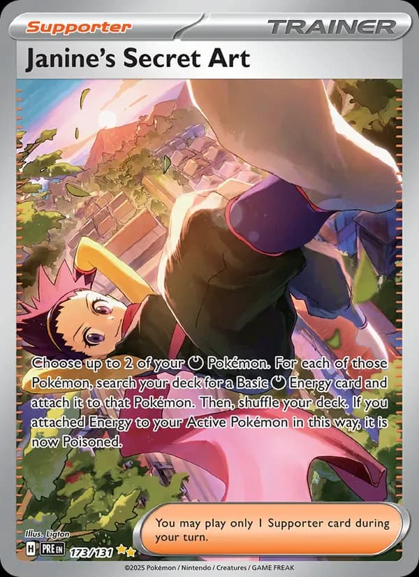 Janine's Secret Art 173/131 from Prismatic Evolutions