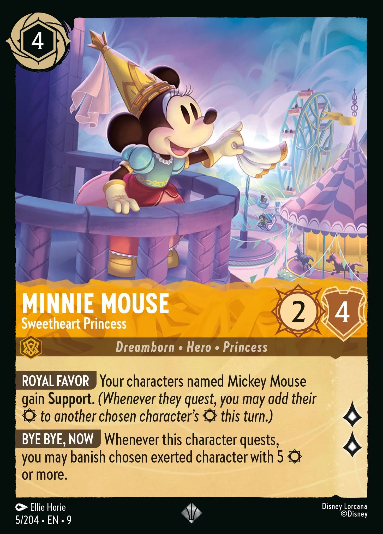 Minnie Mouse - Sweetheart Princess 5/204 from Fabled