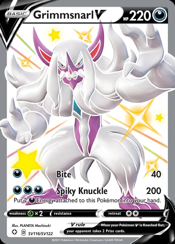 Grimmsnarl V SV116/SV122 from Shining Fates
