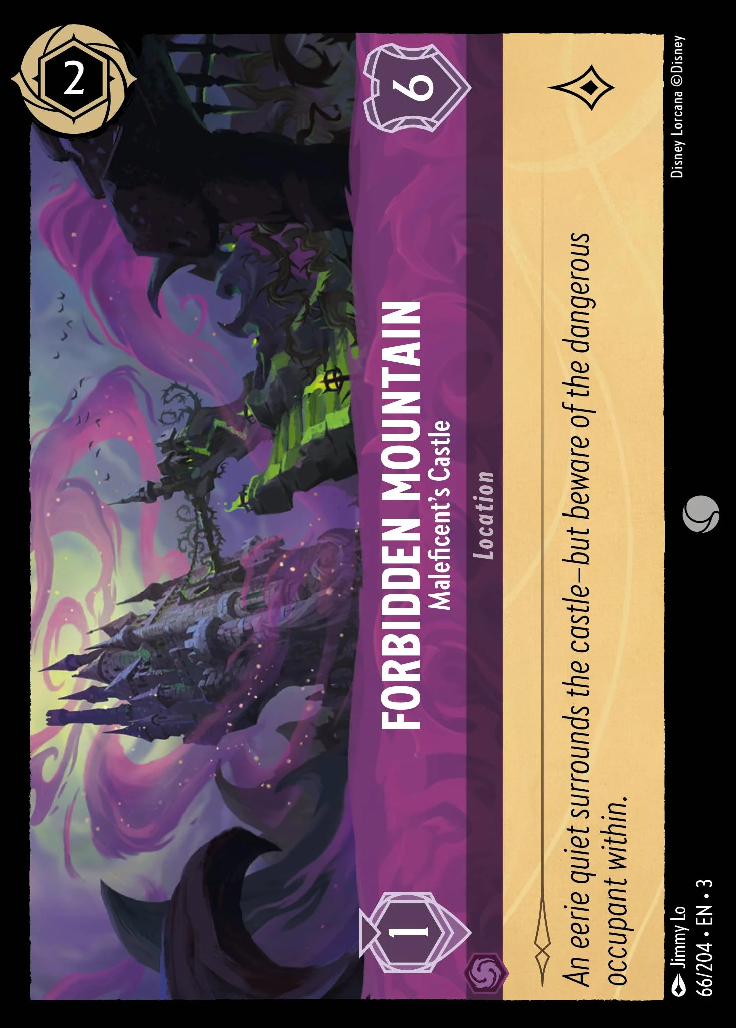 Forbidden Mountain - Maleficent's Castle 66/204 from Into the Inklands