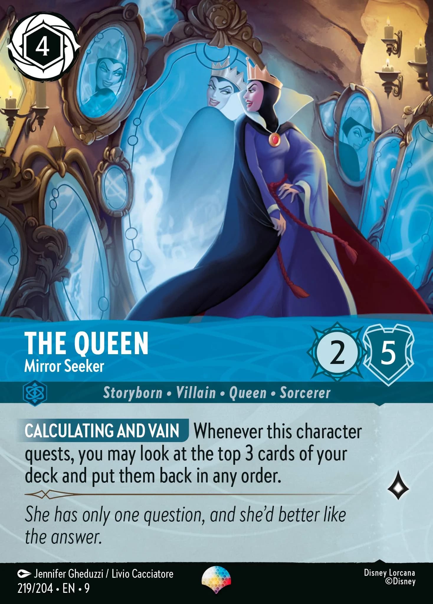 The Queen - Mirror Seeker 219/204 from Fabled