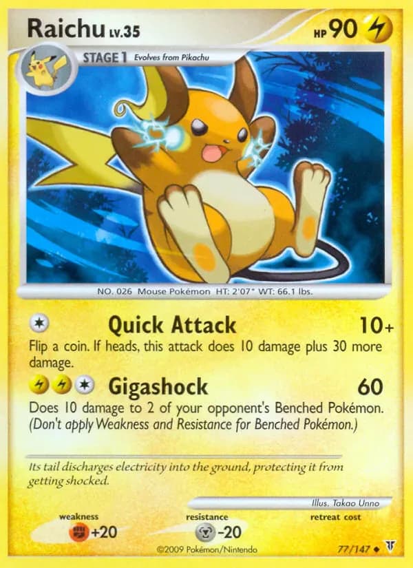 Raichu 77/147 from Supreme Victors