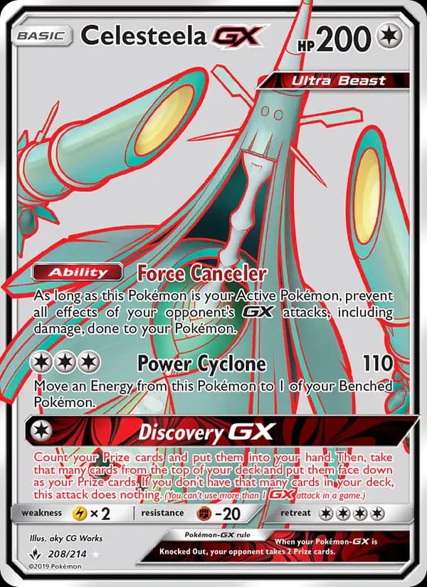 Celesteela GX 208/214 from Unbroken Bonds