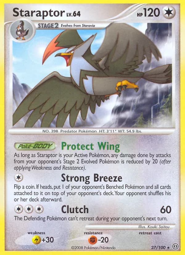 Staraptor 27/100 from Stormfront