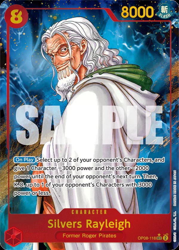 Silvers Rayleigh OP08-118 Official alternate printing 1