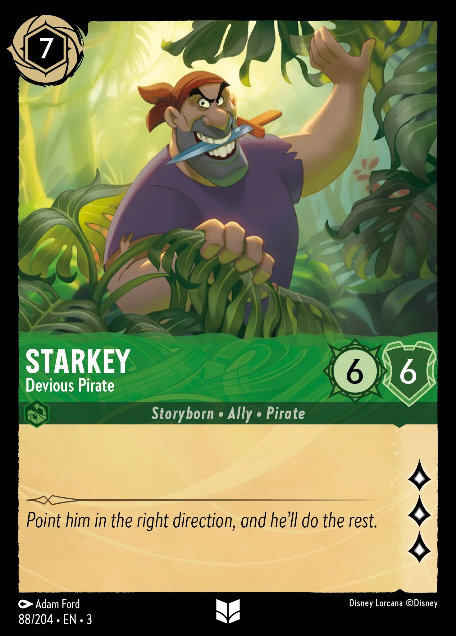 Starkey - Devious Pirate 88/204 from Into the Inklands