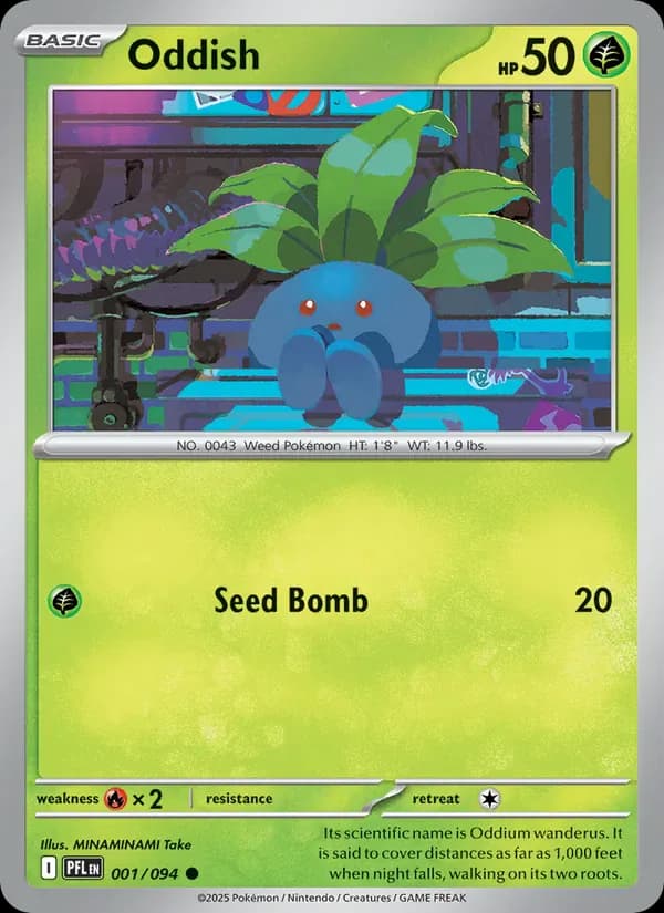 Oddish 001/94 from Phantasmal Flames