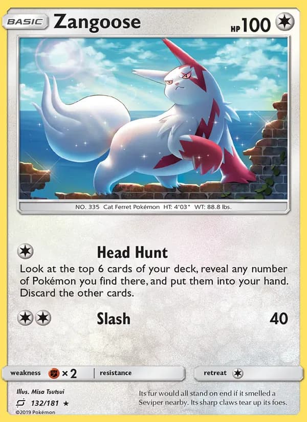 Zangoose 132/181 from Team Up