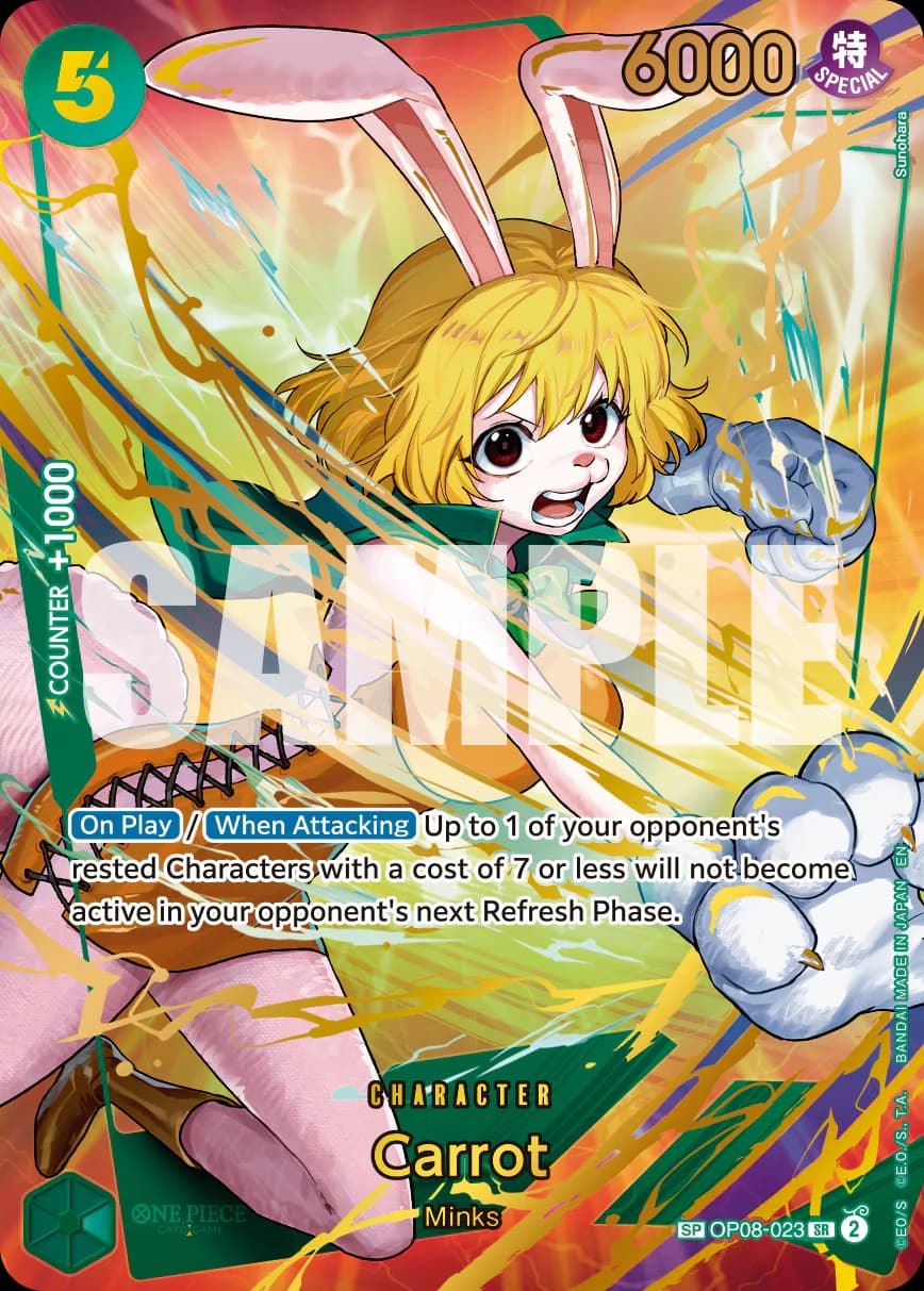 Carrot OP08-023 Official alternate printing 2