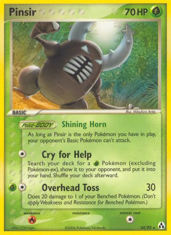 Pinsir 24/92 from EX Legend Maker