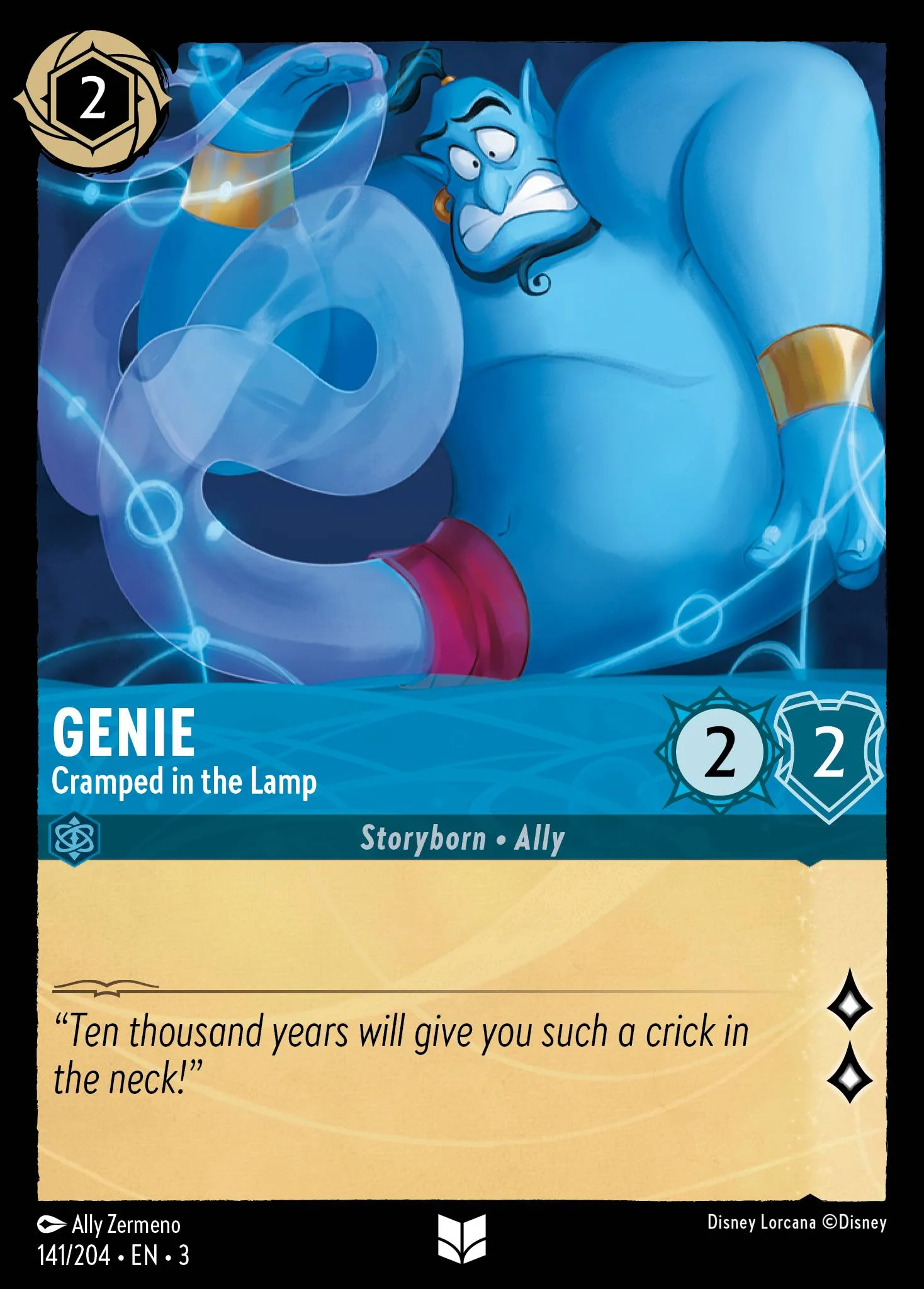 Genie - Cramped in the Lamp 141/204 from Into the Inklands