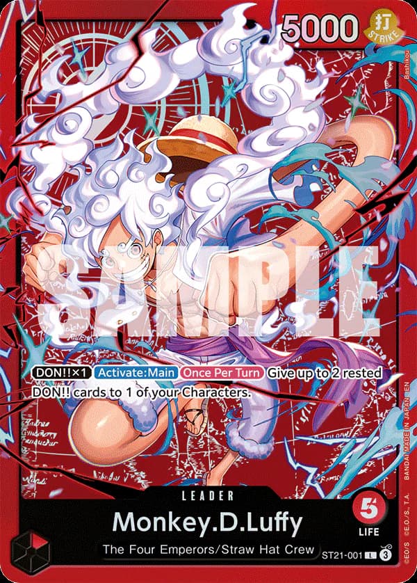 Monkey.D.Luffy ST21-001 Official alternate printing 2