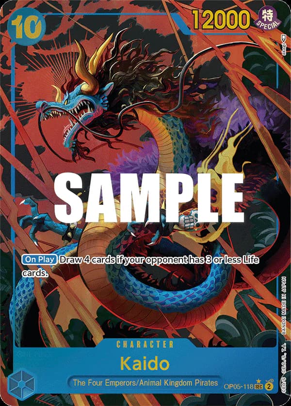 Kaido OP05-118 Official alternate printing 1