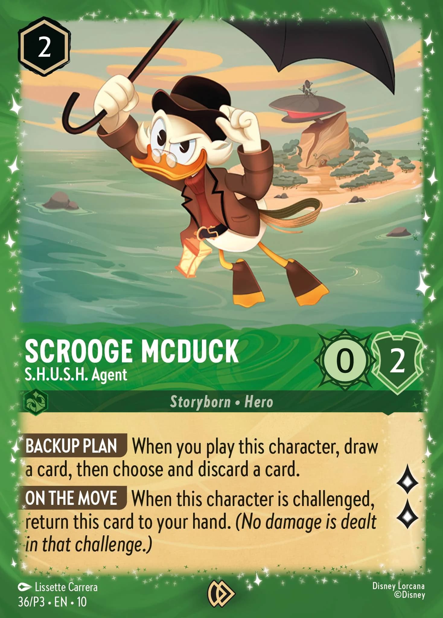 Scrooge McDuck - S.H.U.S.H. Agent 36/P3 from Whispers in the Well