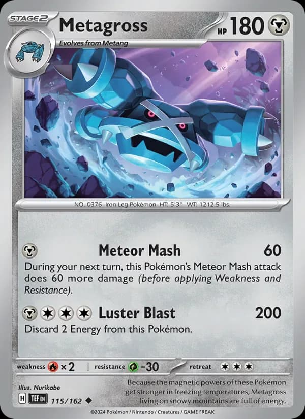 Metagross 115/162 from Temporal Forces