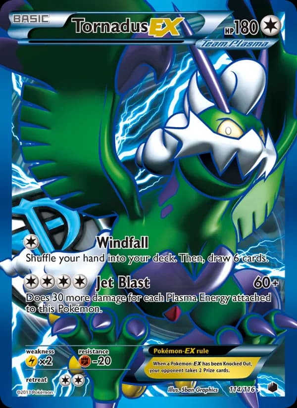 Tornadus-EX 114/116 from Plasma Freeze