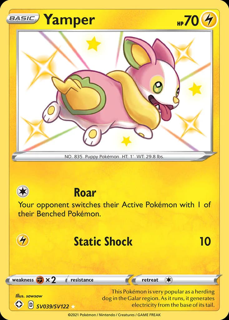 Yamper SV039/SV122 from Shining Fates