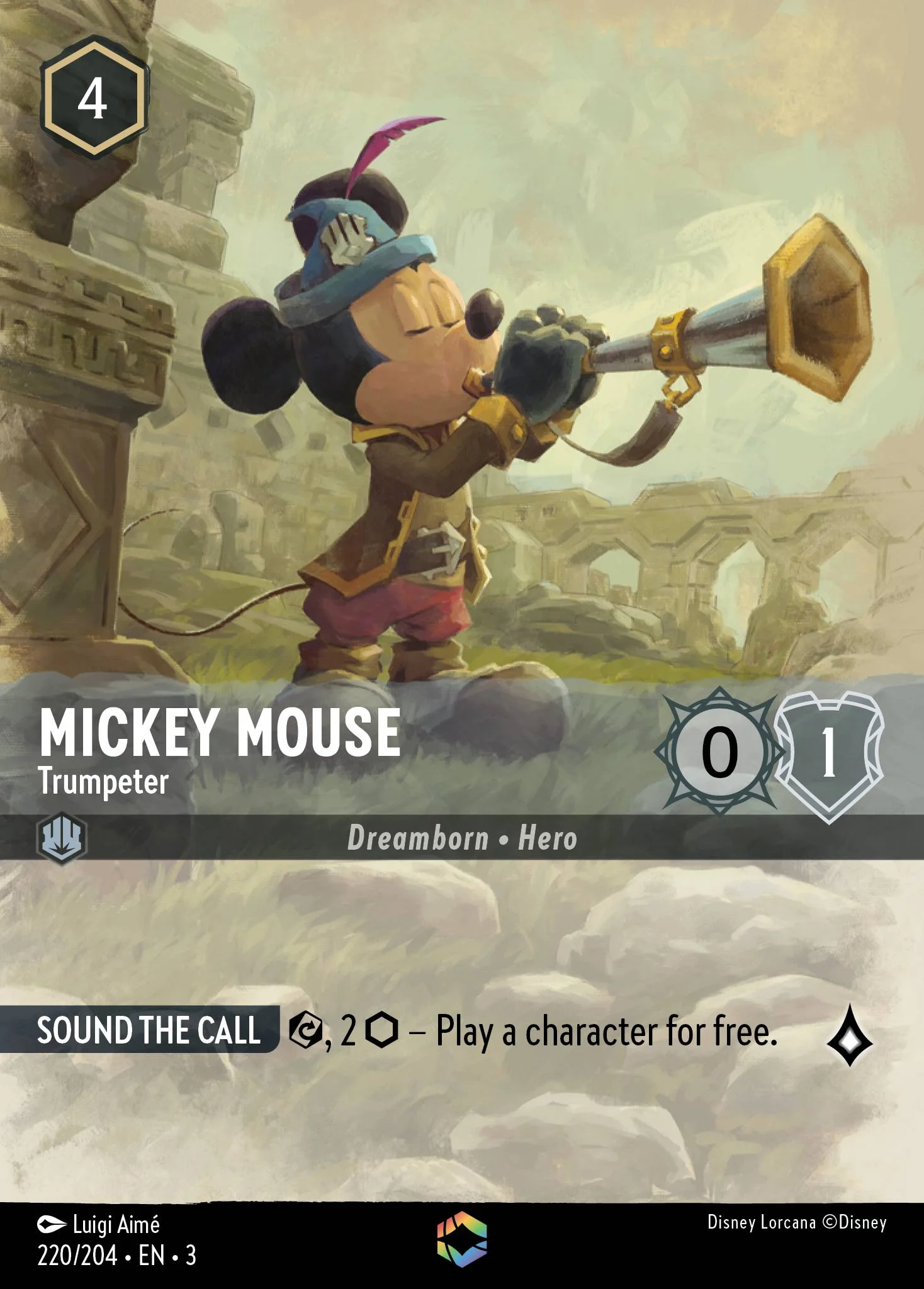Mickey Mouse - Trumpeter 220/204 from Into the Inklands
