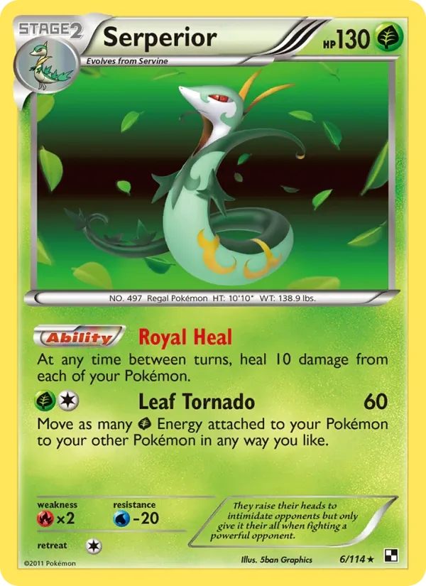 Serperior 6/114 from Black & White