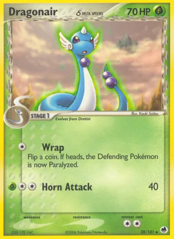 Dragonair δ 28/101 from EX Dragon Frontiers