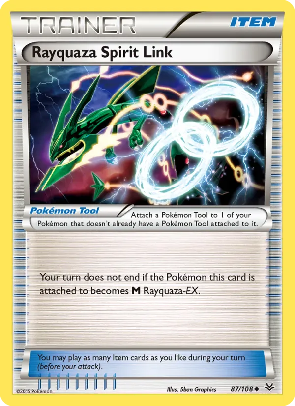 Rayquaza Spirit Link 87/108 from Roaring Skies