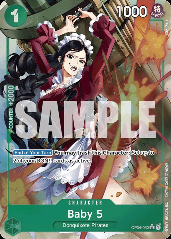 Baby 5 OP04-032 Official alternate printing 3