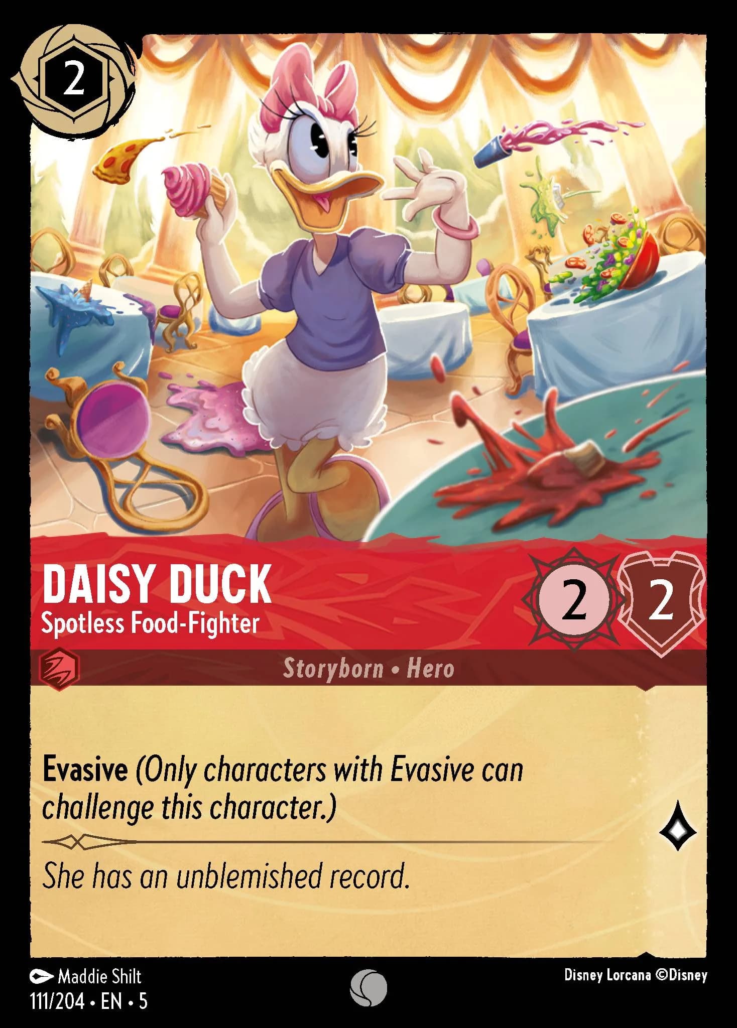 Daisy Duck - Spotless Food-Fighter 111/204 from Shimmering Skies