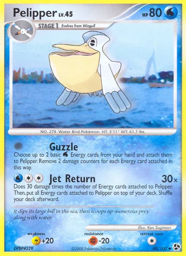 Pelipper 48/106 from Great Encounters