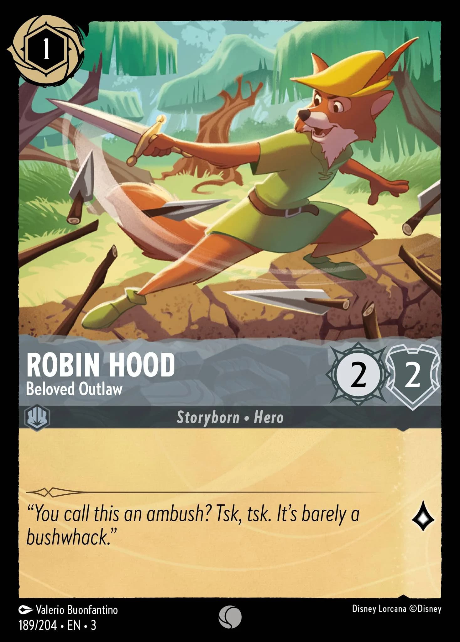 Robin Hood - Beloved Outlaw 189/204 from Into the Inklands