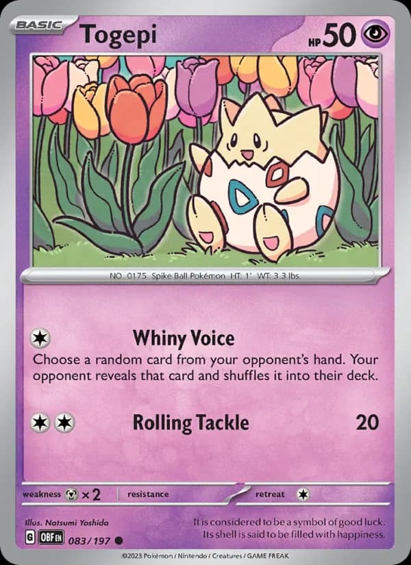 Togepi 083/197 from Obsidian Flames