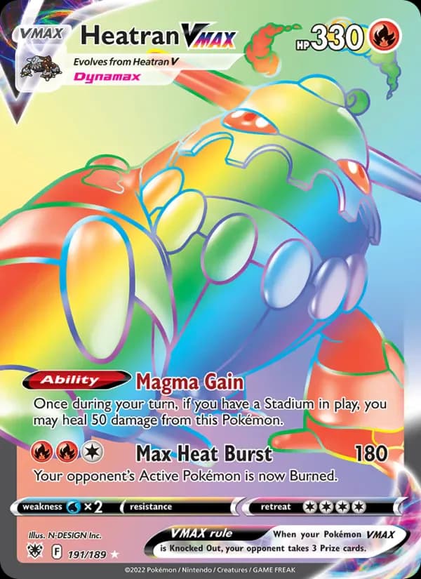 Heatran VMAX 191/189 from Astral Radiance